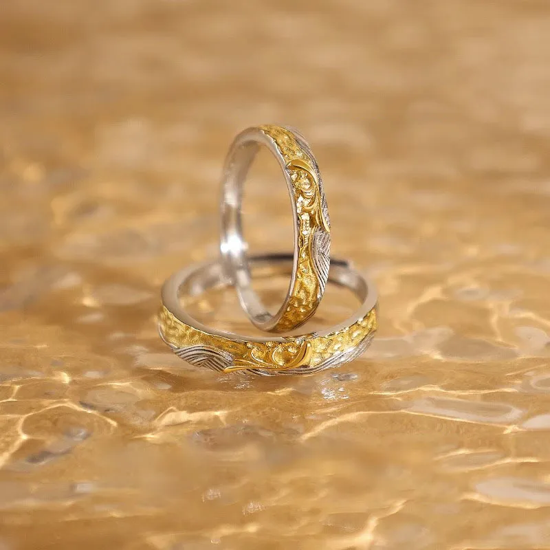 FOREVER MELODY 925 Sterling Silver Rings Unisex-4