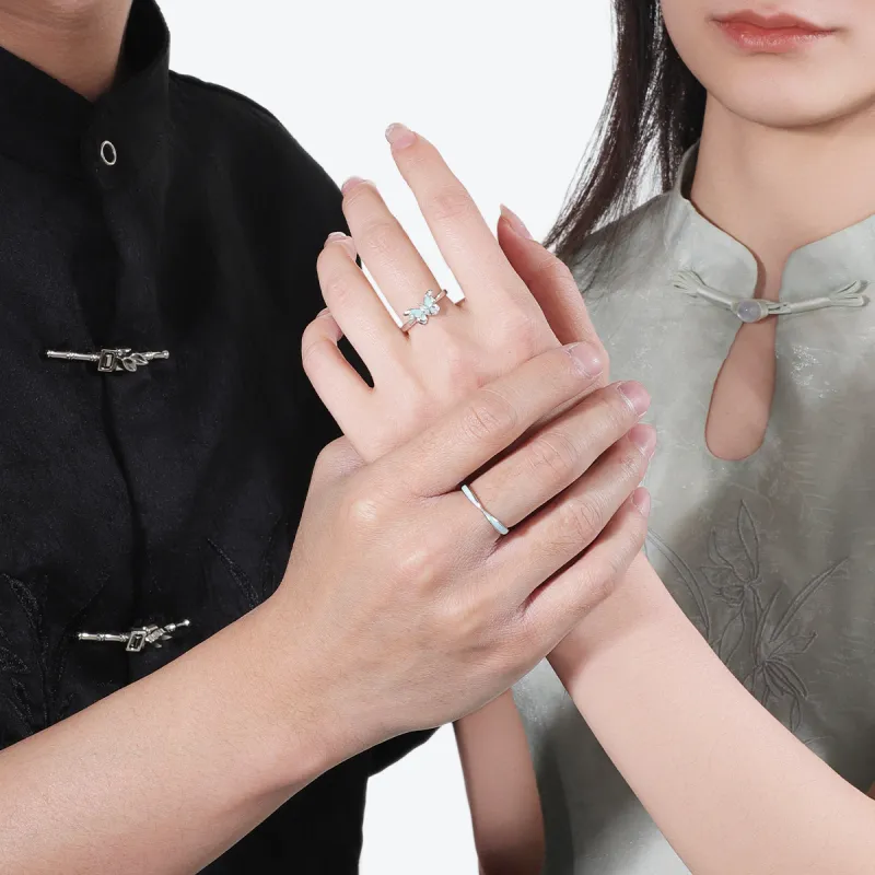 FOREVER MELODY S925 Silver Rings Unisex-5