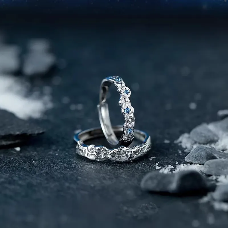 FOREVER MELODY 999 Fine Silver Rings Unisex-7