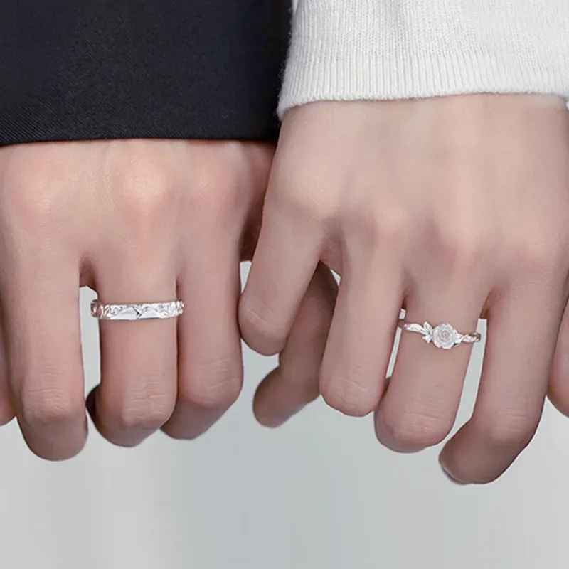 FOREVER MELODY 999 Fine Silver Rings Unisex-2