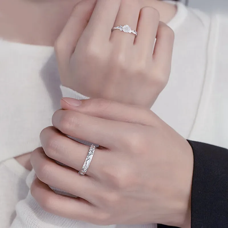 FOREVER MELODY 999 Fine Silver Rings Unisex-4