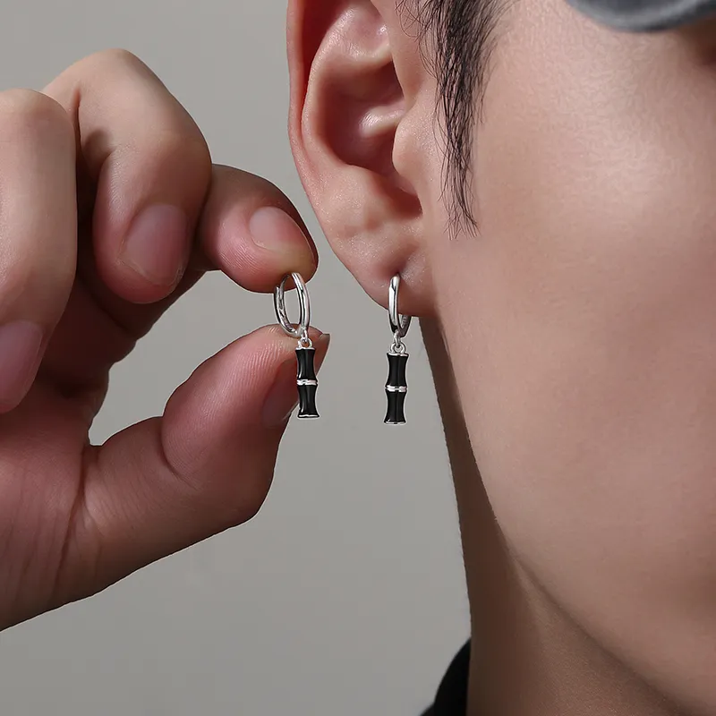 FOREVER MELODY 999 Fine Silver Earrings Men's-6