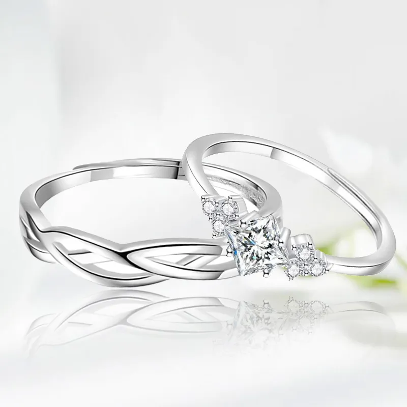 FOREVER MELODY Sterling Silver Rings Unisex-1