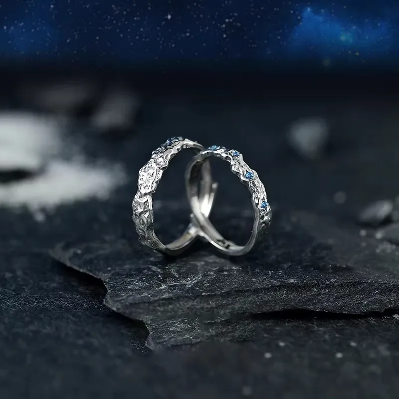 FOREVER MELODY 999 Fine Silver Rings Unisex-5