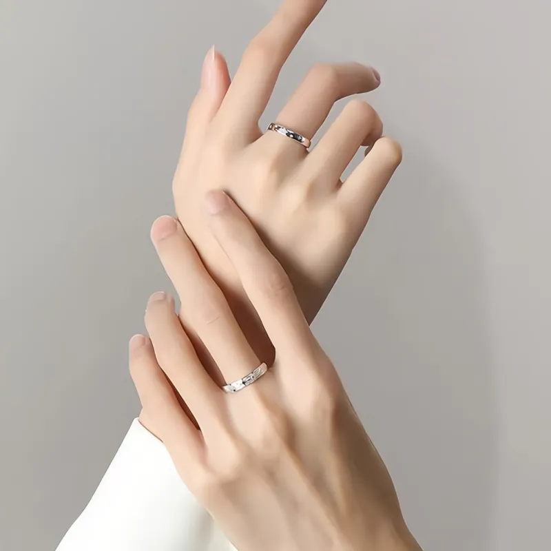 FOREVER MELODY 925 Sterling Silver Rings Unisex-4
