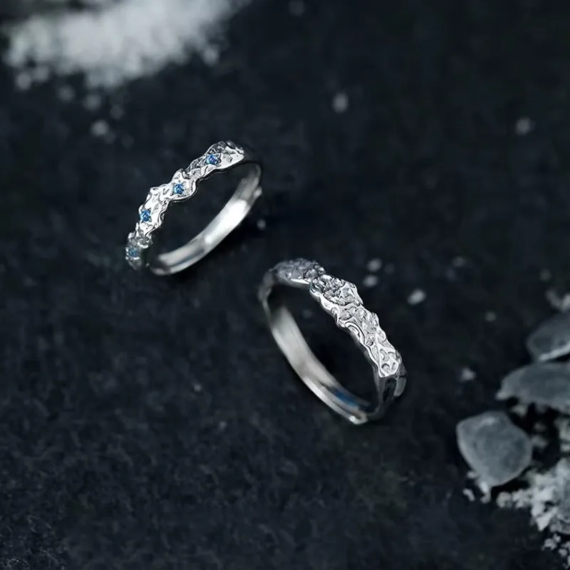 FOREVER MELODY 999 Fine Silver Rings Unisex-3