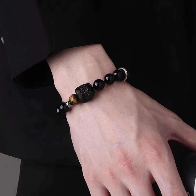 FOREVER MELODY Agate Bracelets Men's-5