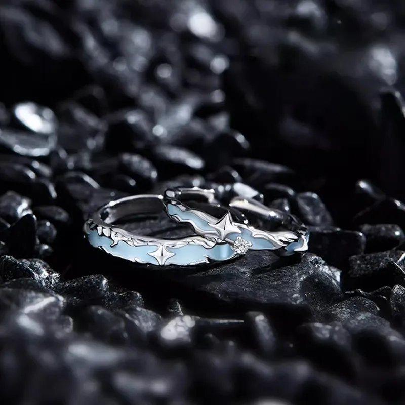 FOREVER MELODY 925 Sterling Silver Rings Unisex-5