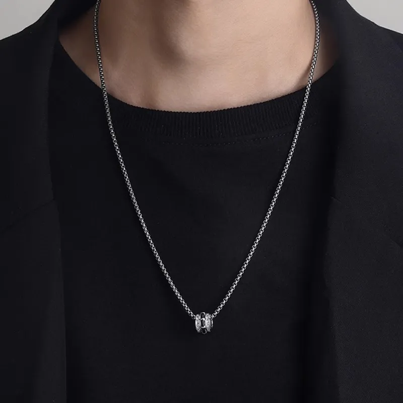 FOREVER MELODY 999 Fine Silver Necklaces Men's-1