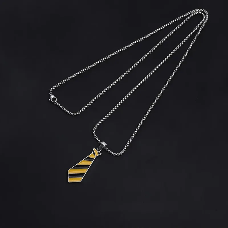 FOREVER MELODY Titanium Steel Necklaces Men's-2
