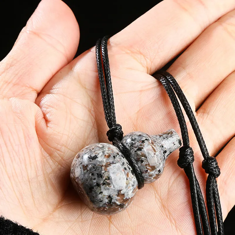 FOREVER MELODY Flame Stone Necklaces Men's-3