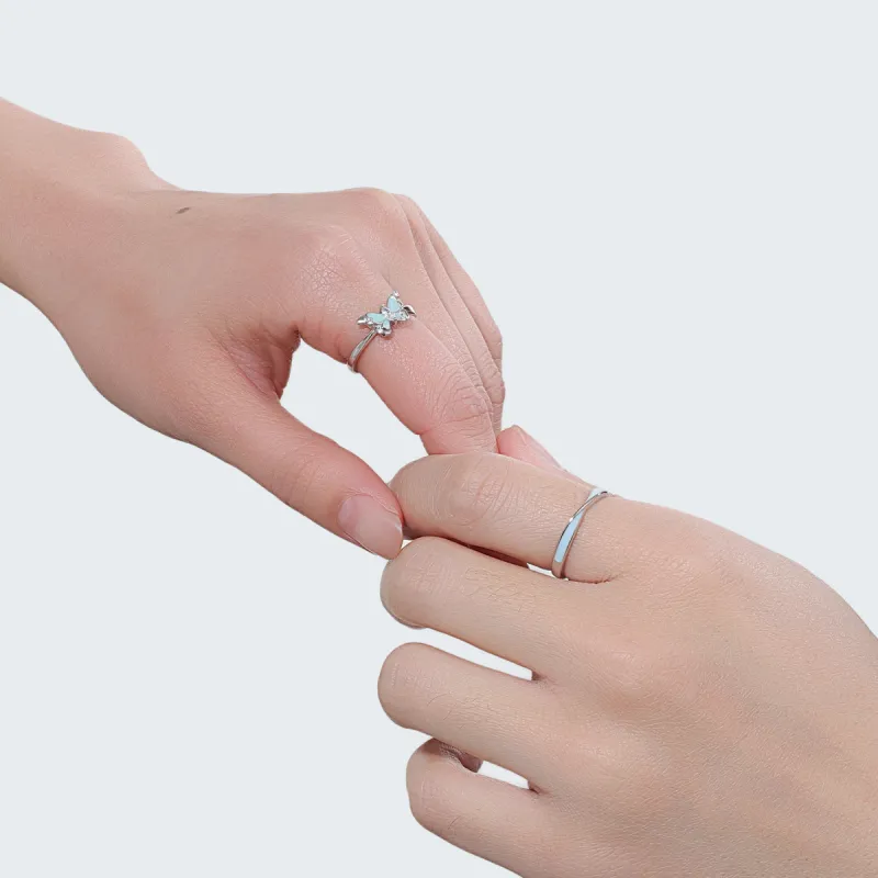 FOREVER MELODY S925 Silver Rings Unisex-3