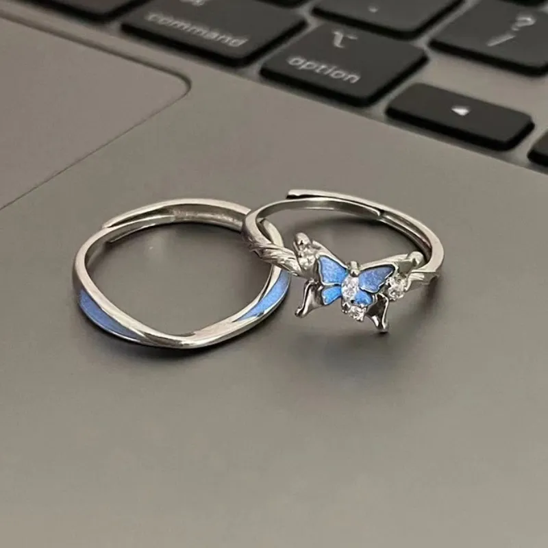 FOREVER MELODY Zircon Rings Unisex-3
