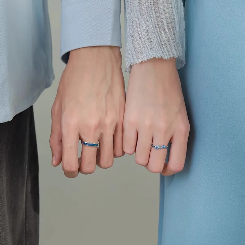 FOREVER MELODY 999 Fine Silver Rings Unisex-1