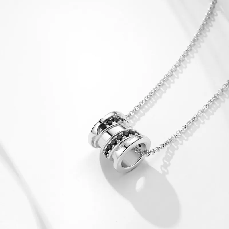 FOREVER MELODY Copper Zircon Necklaces Unisex-1