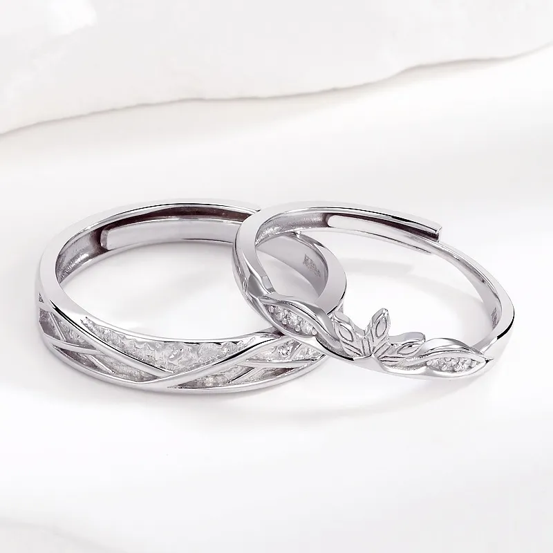 FOREVER MELODY 999 Fine Silver Rings Unisex-1