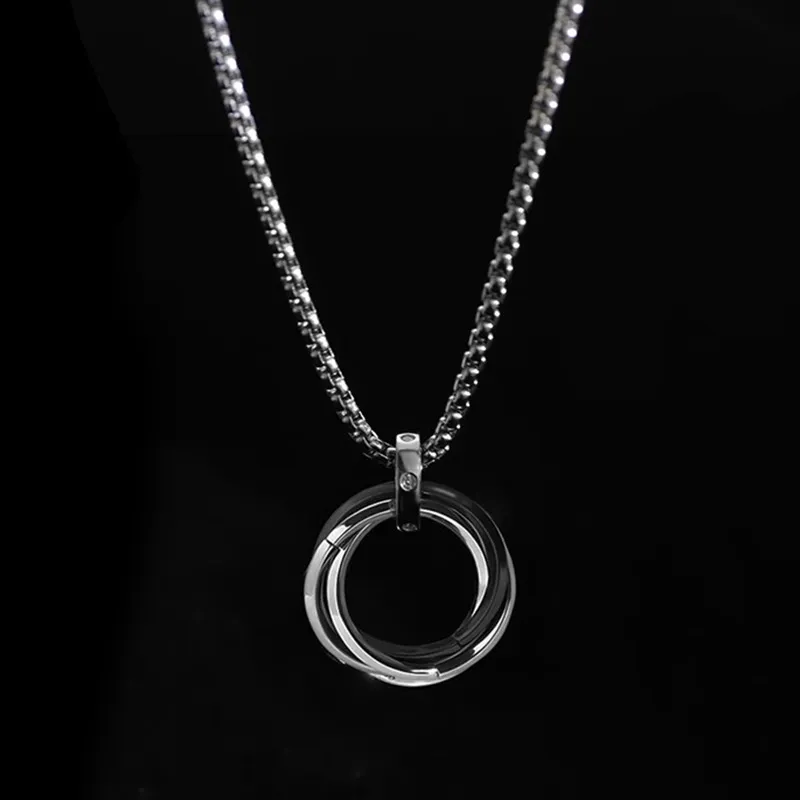 FOREVER MELODY 925 Sterling Silver Necklaces Unisex-3