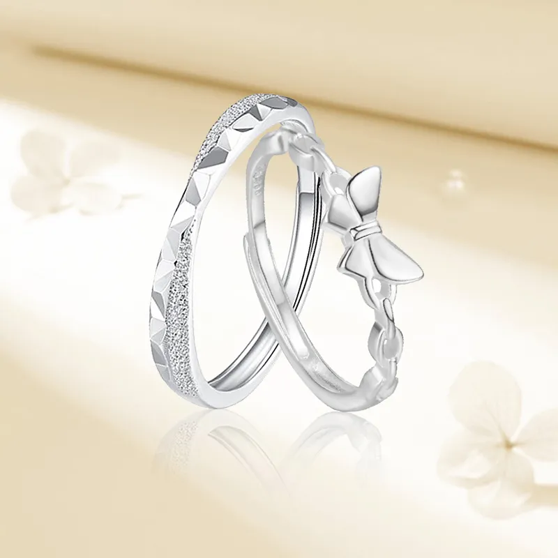 FOREVER MELODY 999 Fine Silver Rings Unisex-1