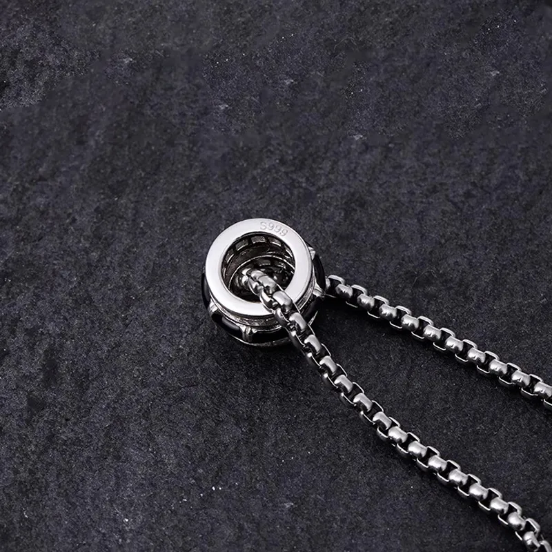 FOREVER MELODY 999 Fine Silver Necklaces Men's-6