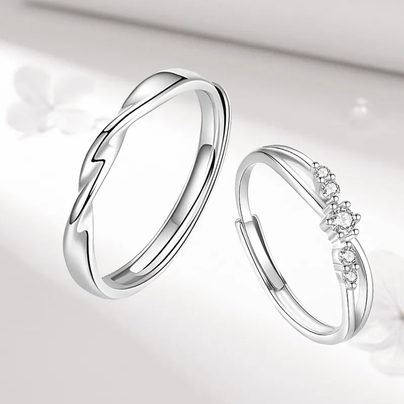 FOREVER MELODY 999 Fine Silver Rings Unisex-3