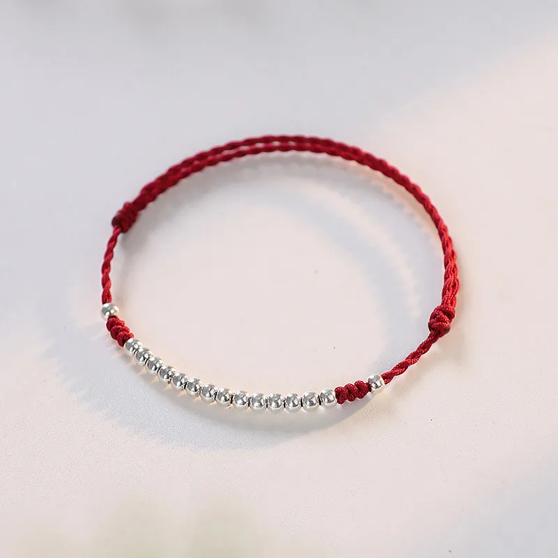 FOREVER MELODY 925 Sterling Silver Rope Bracelets Unisex-7
