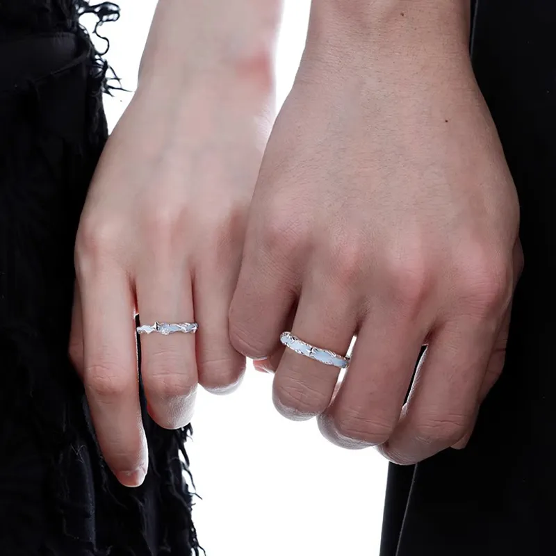FOREVER MELODY 925 Sterling Silver Rings Unisex-4