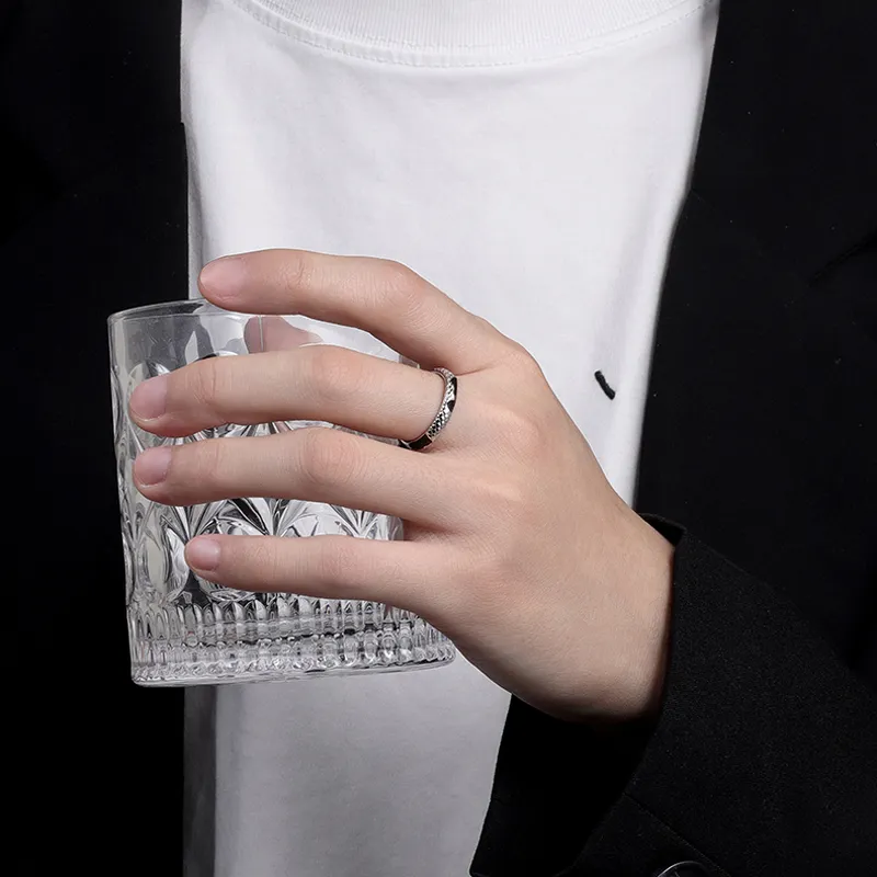 FOREVER MELODY 999 Fine Silver Rings Men's-2