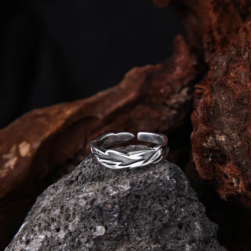 FOREVER MELODY 999 Fine Silver Rings Men's-1