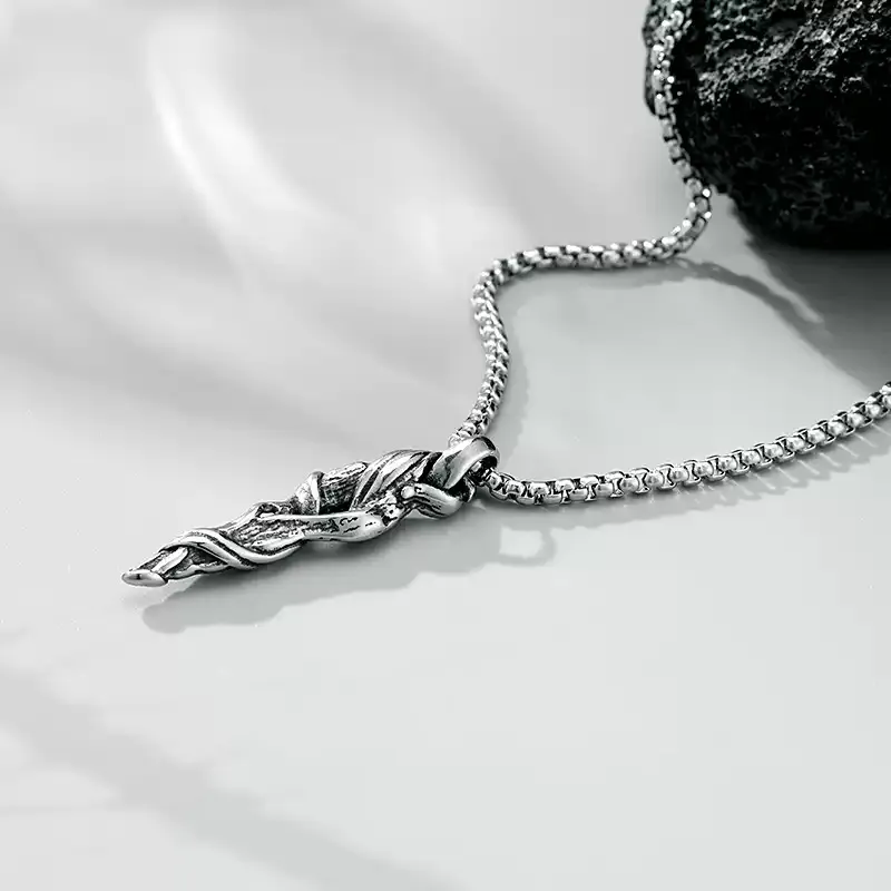 FOREVER MELODY Copper Necklaces Unisex-3
