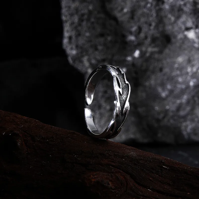 FOREVER MELODY 999 Fine Silver Rings Men's-3