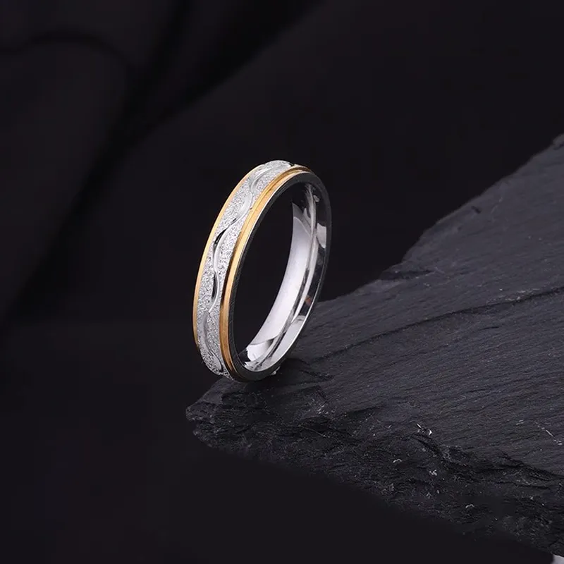 FOREVER MELODY Titanium Steel Rings Unisex-1