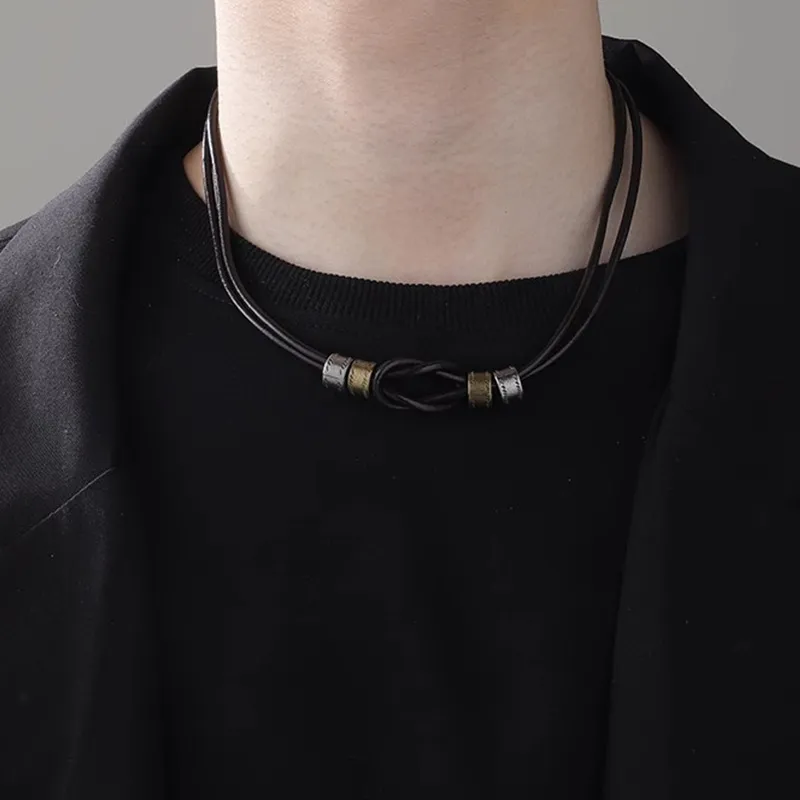 FOREVER MELODY Alloy Necklaces Men's-6