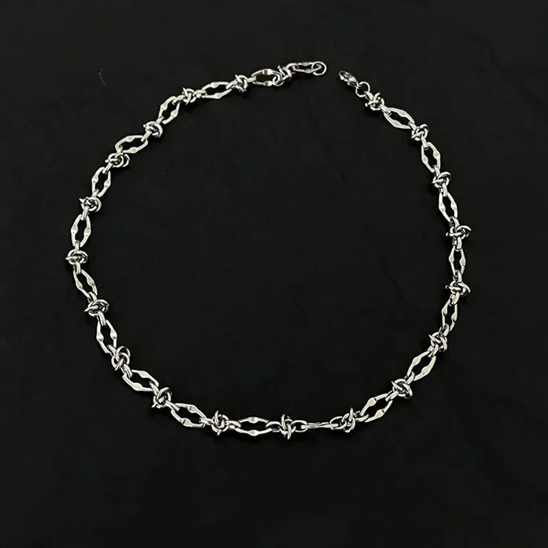 FOREVER MELODY Titanium Steel Necklaces Men's-2