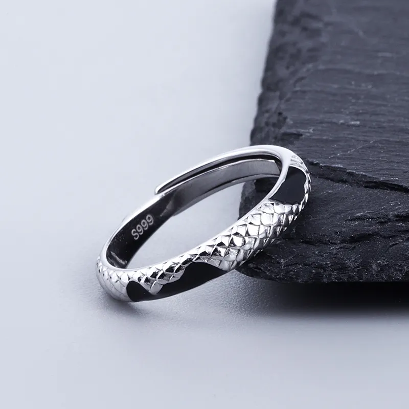 FOREVER MELODY 999 Fine Silver Rings Men's-1