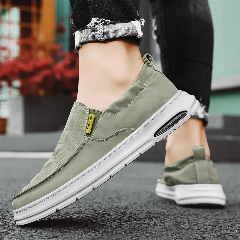 CAHHRRN Breathable Low-Top Canvas Shoes Men's-7