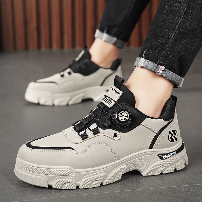 CAHHRRN Wear-resistant And Lightweight Low-Top Casual Shoes Men's-8
