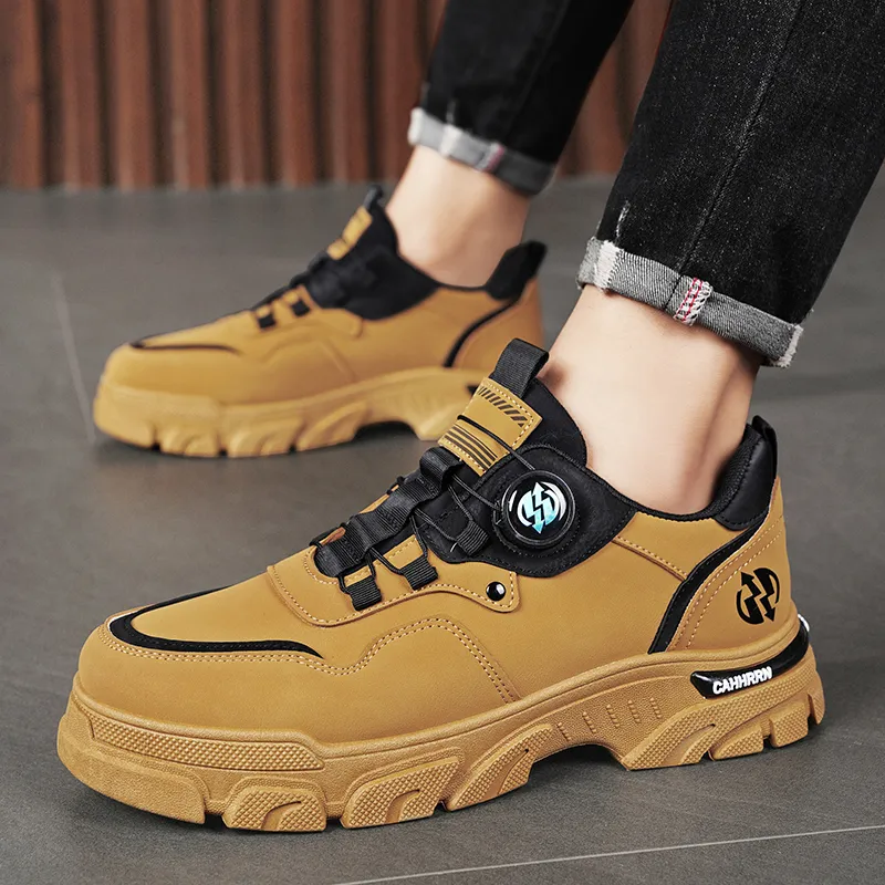CAHHRRN Wear-resistant And Lightweight Low-Top Casual Shoes Men's-17