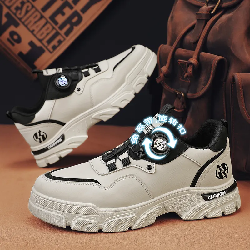 CAHHRRN Wear-resistant And Lightweight Low-Top Casual Shoes Men's-5