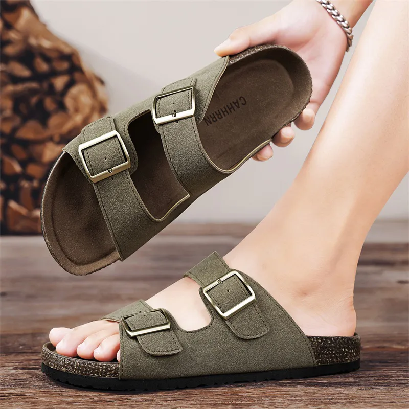 CAHHRRN Quiet Slide Slippers Men's-19