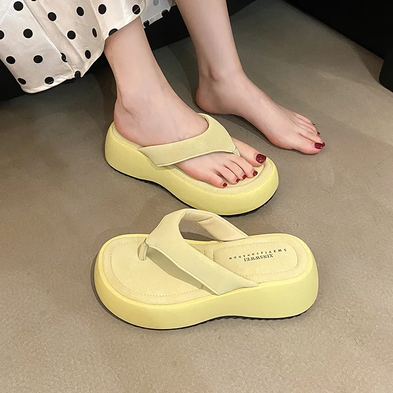 AFJI Rubber Sole Abrasion Resistant Flip Flops Women's-21