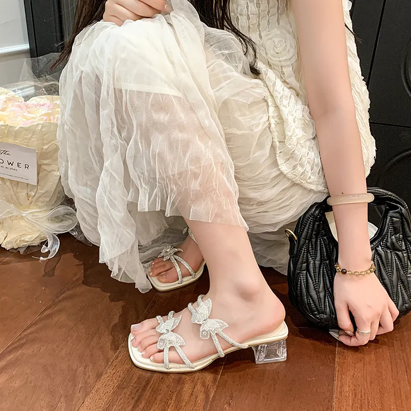 AFJI Rubber Sole Abrasion Resistant Slide Slippers Women's-7