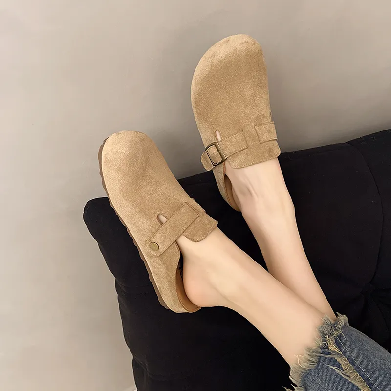 AFJI Rubber Sole Odor Resistant Closed Toe Slippers Women's-2