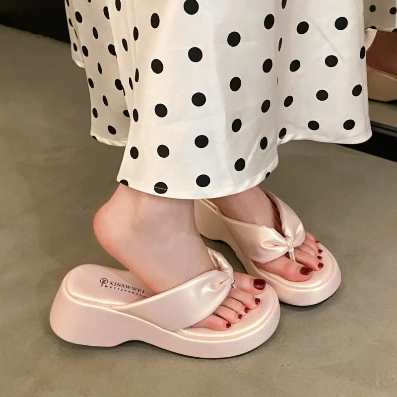 AFJI Rubber Sole Abrasion Resistant Flip Flops Women's-6