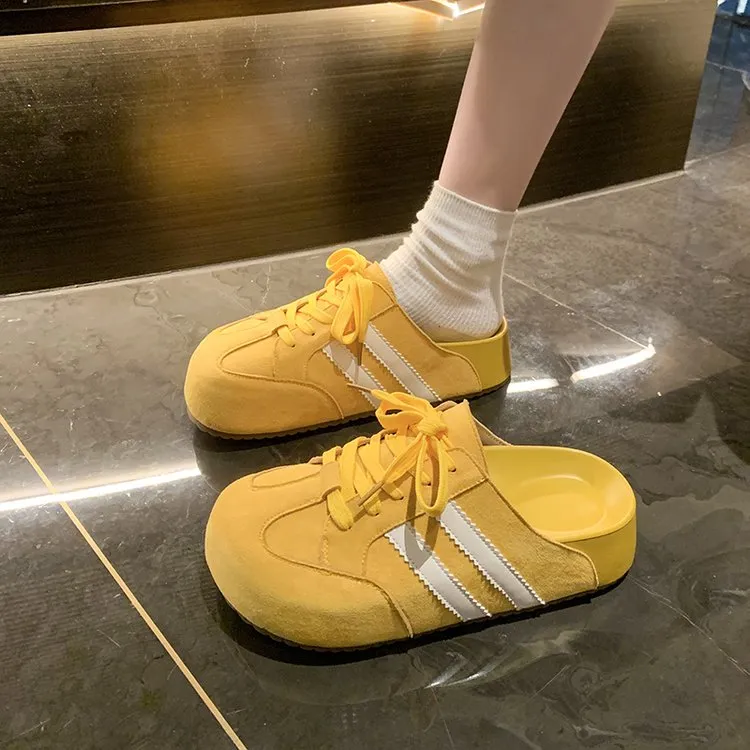 AFJI Rubber Sole Odor Resistant Closed Toe Slippers Women's-9