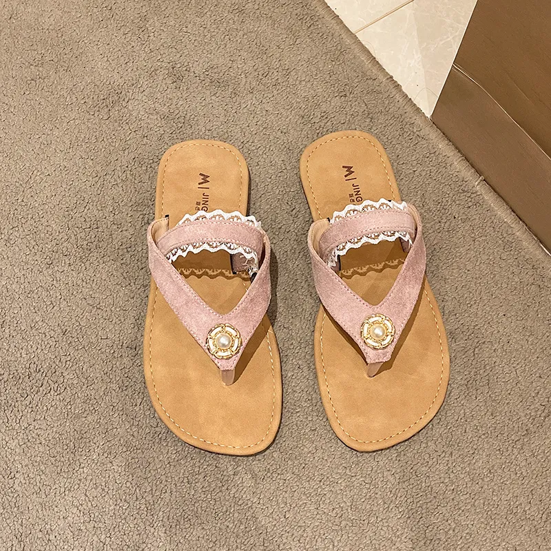 AFJI Rubber Sole Abrasion Resistant Flip Flops Women's-16
