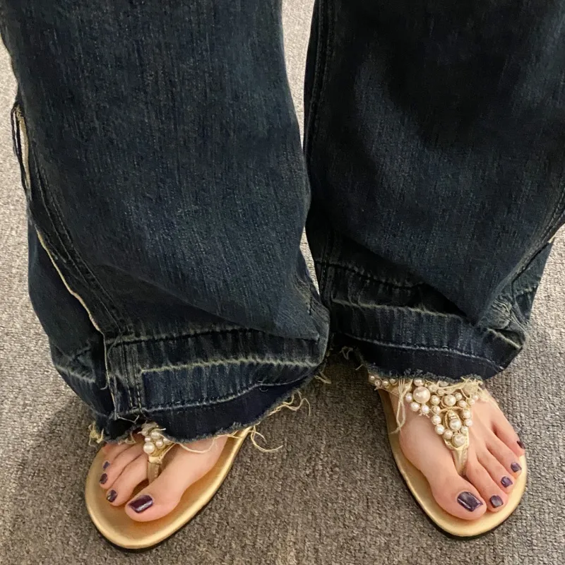 AFJI Rubber Sole Flip Flops Women's-7
