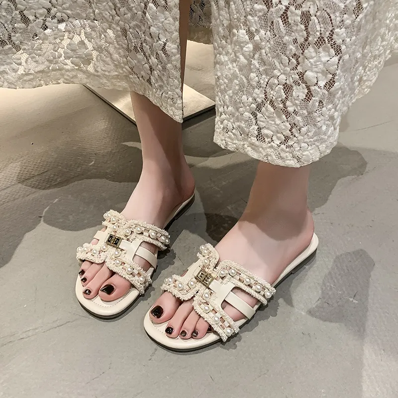 AFJI Rubber Sole Abrasion Resistant Slide Slippers Women's-3