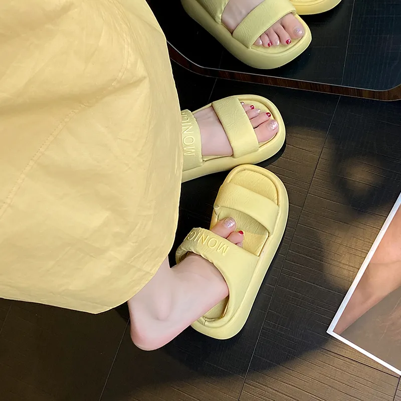 AFJI Rubber Sole Shock Absorbers Slide Slippers Women's-3