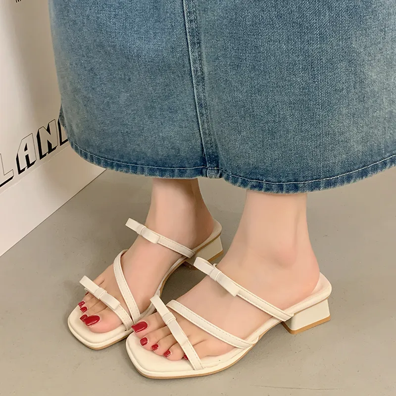 AFJI Rubber Sole Abrasion Resistant Slide Slippers Women's-8