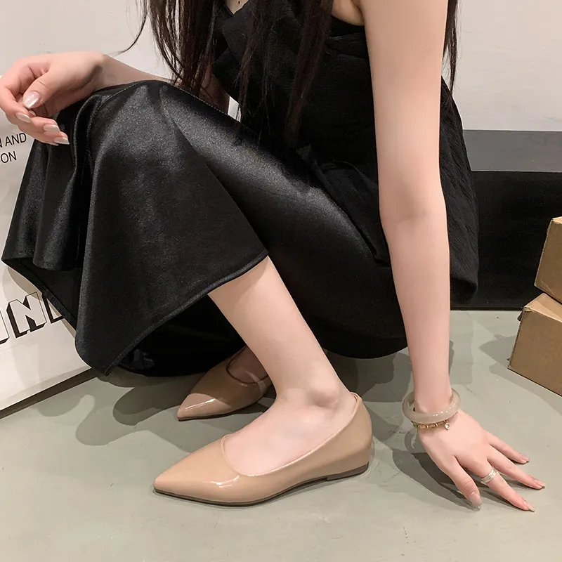 AFJI Casual Single Shoes Women's Nude-5
